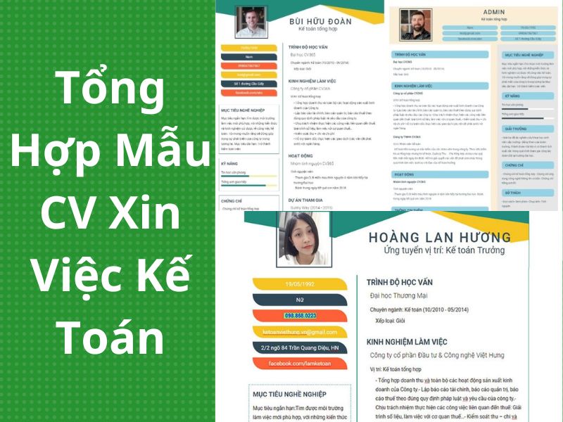 Tổng Hợp Mẫu CV Xin Việc Kế Toán