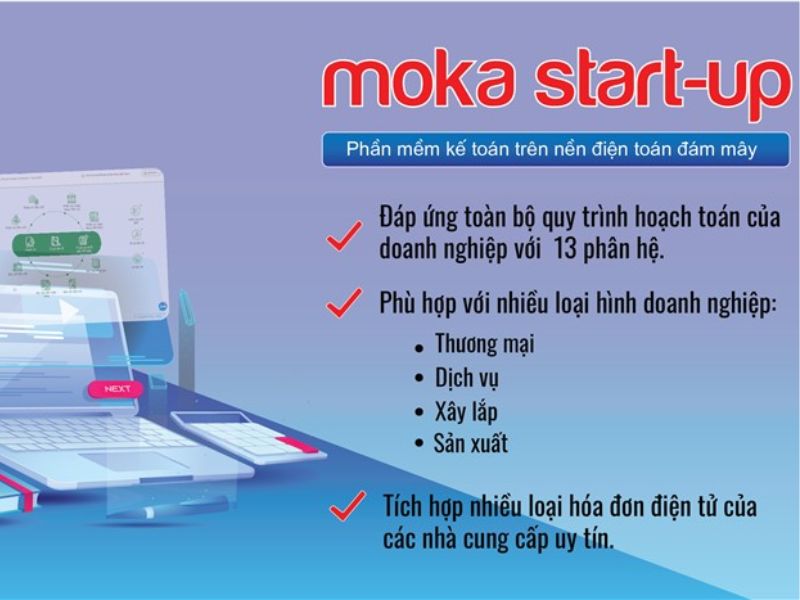 Phần mềm kế toán Moka không giới hạn thời gian dùng thử