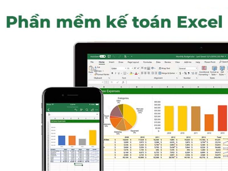 Phần mềm Excel hoạt động tại doanh nghiệp quy mô nhỏ