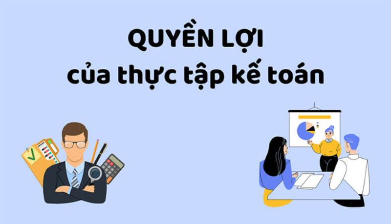 Thực tập sinh kế toán được hưởng nhiều quyền lợi