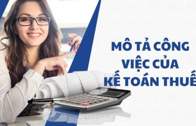 Mô tả công việc và vai trò kế toán thuế trong doanh nghiệp